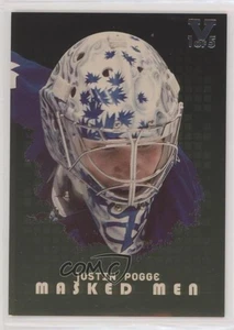 2008-09 ITG Between the Pipes Men Gold Vault Silver /5 Justin Pogge Rookie RC - Picture 1 of 3