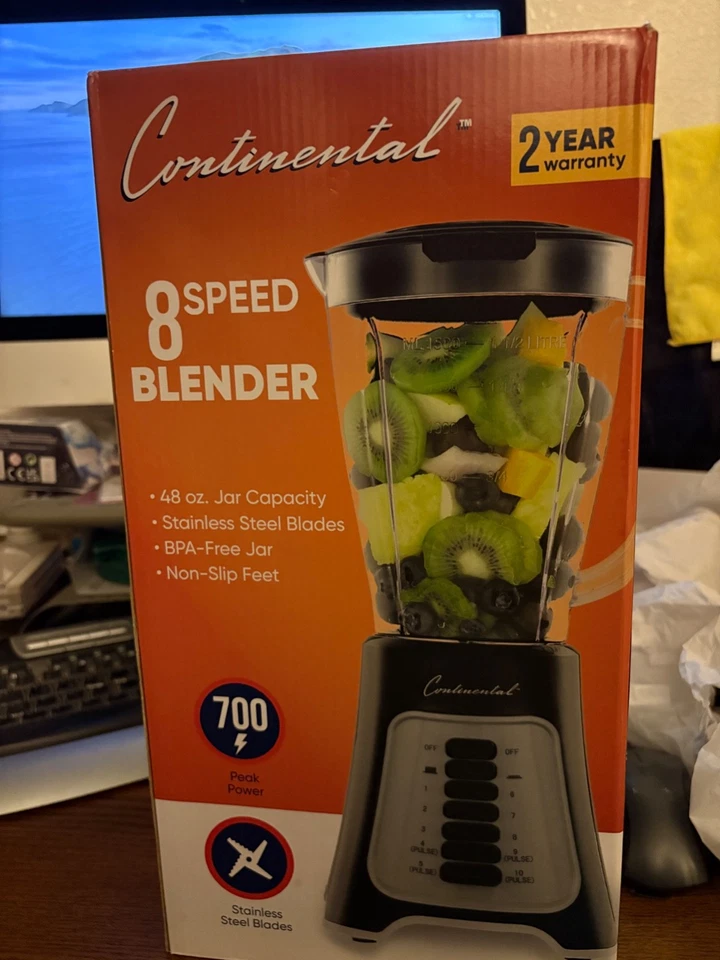 Continental® 8-Speed Blender  CE-B1299 New In Box - Image 1 of 4
