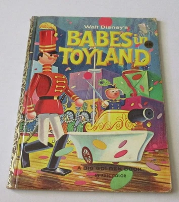 Walt Disney's Babes in Toyland A Big Golden Book 1961 tapa dura Foto 1 de 4