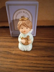 1987 Avon Heavenly Blessings Nativity Collection Angel Boy Porcelain - Picture 1 of 6