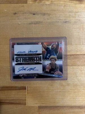 Mark Armstrong/Justin Moore 2023 Leaf Optichrome Kaleidoscope Green Dual Auto /3 - Image 1 of 2