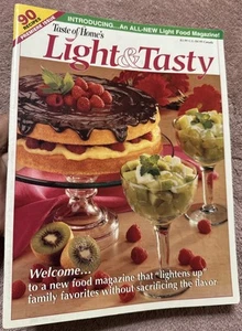 Taste Of Homes Light and Tasty Premiere Issue 2001 Cooking Recipe Magazine - Picture 1 of 3