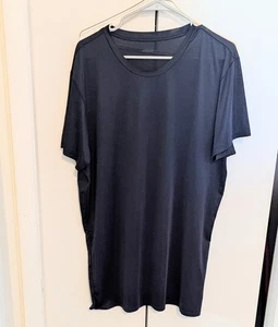 Camiseta Uniqlo Airism Para Hombre Talla XL Azul Marino Fina Ligera Manga Corta - Imagen 1 de 8