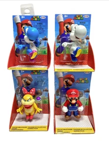 Super Mario 2,5" Figura Mario Blu e Bianco Yoshi e Wendy, SCEGLI TU - Foto 1 di 5