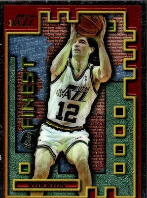 1995-96 Finest #M29 John Stockton Mystery - Image 1 of 2
