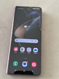 Samsung Fold 4 256GB Burgundy Cracked Front Screen - Afbeelding 1 van 11