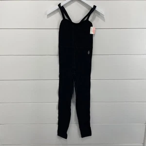 Free People Movement Jumpsuit Womens XS Small Black Ribbed Bodysuit One Piece - Bild 1 von 6