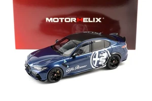 1:18 Motorhelix Alfa Romeo Giulia GTA Misano Blu/Bianco Livery - Foto 1 di 5