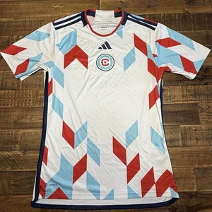 MLS Adidas 23/24 Chicago Fire FC Soccer Jersey Men’s Sz M ⚽️ - Picture 1 of 5