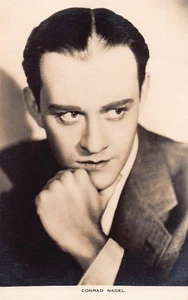 POSTCARD - FILM WEEKLY SERIES - FILM STARS - 1920 TO 1930 - CONRAD NAGEL - Picture 1 of 2