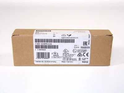 *Nova Caixa Selada* Siemens 6ES7-193-6BP00-0DA0 Unidade Base, Simatic ET 200SP Tipo A0 - Imagem 1 de 4