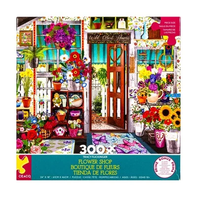 Ceaco Puzzle Tracy Flickinger - Flower Shop (300 Pieces) EX/NM - Image 1 of 2