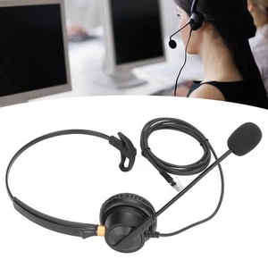 Telephone Headset With Mic Business Headphone For Call Center Office ND - Zdjęcie 1 z 12