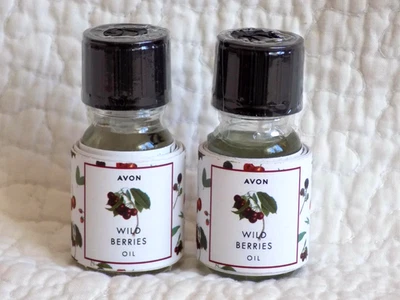 AVON 2 x WILD BERRIES FRAGRANCE OILS ~ 10ml each * BRAND NEW & SEALED * - Image 1 of 4