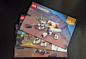 Lego 31115 Creator | SPACE MINING MECH | Nur 3 Anleitungshefte - Bild 1 von 3