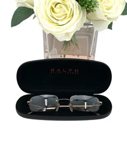 Vintage Ralph Lauren Sunglasses 7515-S18S Rectangle Brown RARE Y2K - Picture 1 of 8