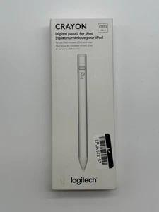 Logitech Crayon Bluetooth Stylus  For Pad 2018 or Later - Silver - Picture 1 of 2