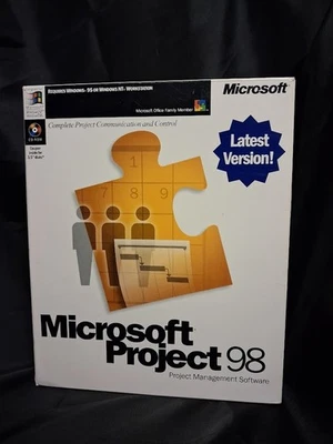 Microsoft Project 98 Management Software with User Guide - #5201 - Image 1 of 3