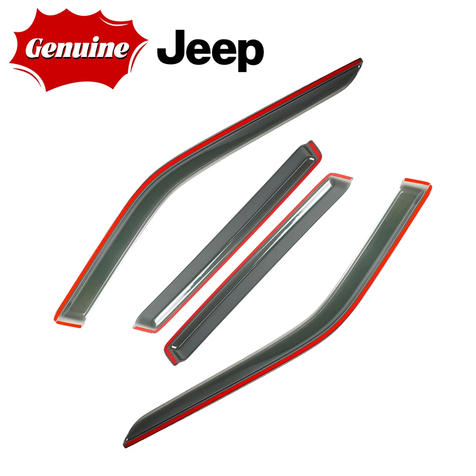 Genuine Jeep Window Visor Grand Cherokee 1993-1998 Smoke Rain Deflector Guard - Image 1 of 4