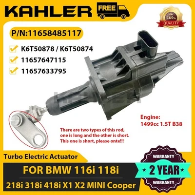 7633795 Turbo Actuator 11658485117 K6T50874 for BMW 318i 418i B38 1.5T Petrol - Image 1 of 2