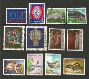 Luxembourg 1987 12 timbres oblitérés /TR2618 - Picture 1 of 1