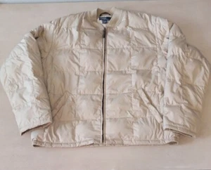 Polo Ralph Lauren Size XL Down Filled Beige Mens Puffer Jacket Field Coat - Picture 1 of 13