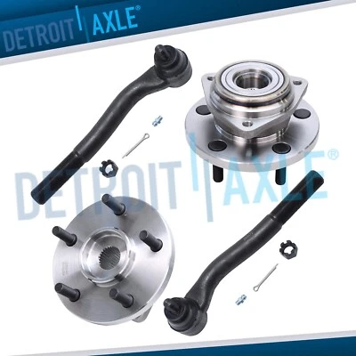 Conjunto de buje de cojinete de rueda delantera extremos de varilla de amarre exterior para Grand Cherokee 1999-2004 Foto 1 de 4