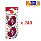 Jelly Belly SIZZLING CINNAMON DUO VENT x 240 Gel Air Fresheners Job Lot