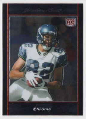 2007 BOWMAN CHROME ROOKIE Jordan Kent Rookie Seattle Seahawks #BC53 - Image 1 of 2
