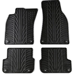 Rubber Car Floor Mats For Audi A6 S6 C6 All Weather Heavy Duty Rugs Auto Liners - Picture 1 of 7