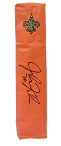 John Kuhn Signed Football Pylon New Orleans Saints Autograph Photo Proof Auto - Picture 1 of 5