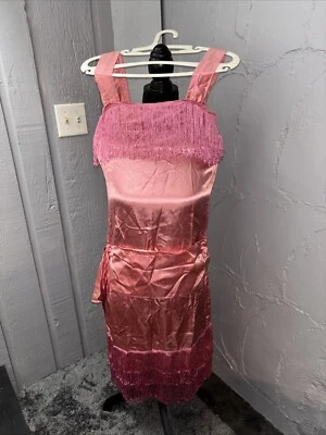 Ladies Deluxe Flapper Dress  (Small size)32” Chest Size- Hand Made-no Closure. - Image 1 of 4