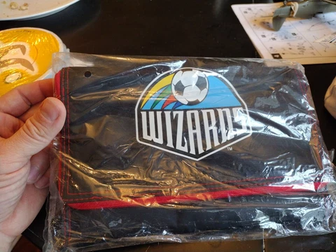 Rare Kansas City Wizards Soccer MLS Zip Pouch Game Souvenir Cover