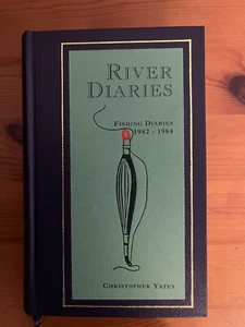 SIGNED Chris Yates River Diaries 1st edition barbel fishing book no carp - Picture 1 of 5