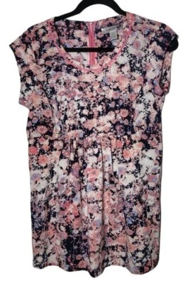 Motherhood Maternity Womens Floral Babydoll Blouse Size Small Boho Spring Summer - Image 1 of 4