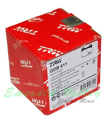 Juego de pastillas de freno de cerámica Morgan Plus 8 1978-1993 nuevas OE TRW  Foto 1 de 2