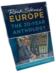 Rick Steves Europe The 20 Year Anthology DVD 17 Disc Set New In Slip Case Sealed - Picture 1 of 8