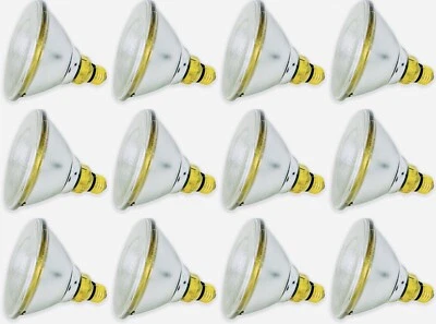Set Of 12 GE Spotlight Medium Base Light Bulb Indoor Outdoor, PAR38, 150W, 120V - Image 1 of 4