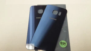 Samsung Galaxy S6 Edge Battery Glass Back Door Cover - Blue (Lot of 2) - Picture 1 of 1