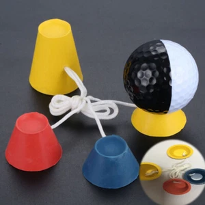Golf Tees 4 Stück Winter Golf Ausrüstung Gummi Golfball Spiel Spiel Halter Kit - Bild 1 von 8