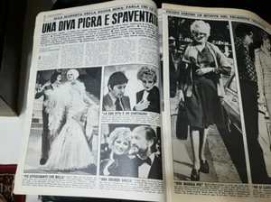 Article Italian Articolo : MINA (Anna M. Mazzini) Diva pigra e spaventata *1974* - Picture 1 of 1