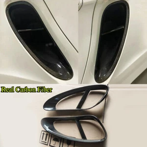 Par de molduras de ventilación de aire de admisión lateral de fibra de carbono para 981 Cayman Boxster 2013-2016 - Imagen 1 de 7