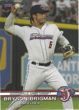 2022 Choice Jacksonville Jumbo Shrimp #6 Bryson Brigman Florida Marlins