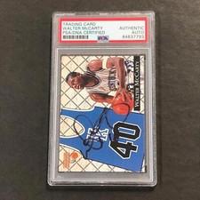 1996 Basketball Rookies #J13 Walter McCarty Signed Card AUTO PSA/DNA Slabbed Ken