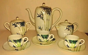 Beautiful Hand Painted, Gold Gilt Kazan Tea Set - CPO (Occupied Japan) - Picture 1 of 11