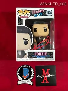 FUNKO POP FIRMADO HENRY WINKLER #1124 FONZIE HAPPY DAYS! ¡AUTENTICIDAD BECKETT! - Imagen 1 de 6
