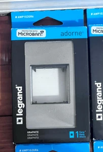 Legrand 1 Gang Decorator/Rocker Wall Plate Brushed Stainless (1-Pack) PLS READ - Picture 1 of 10