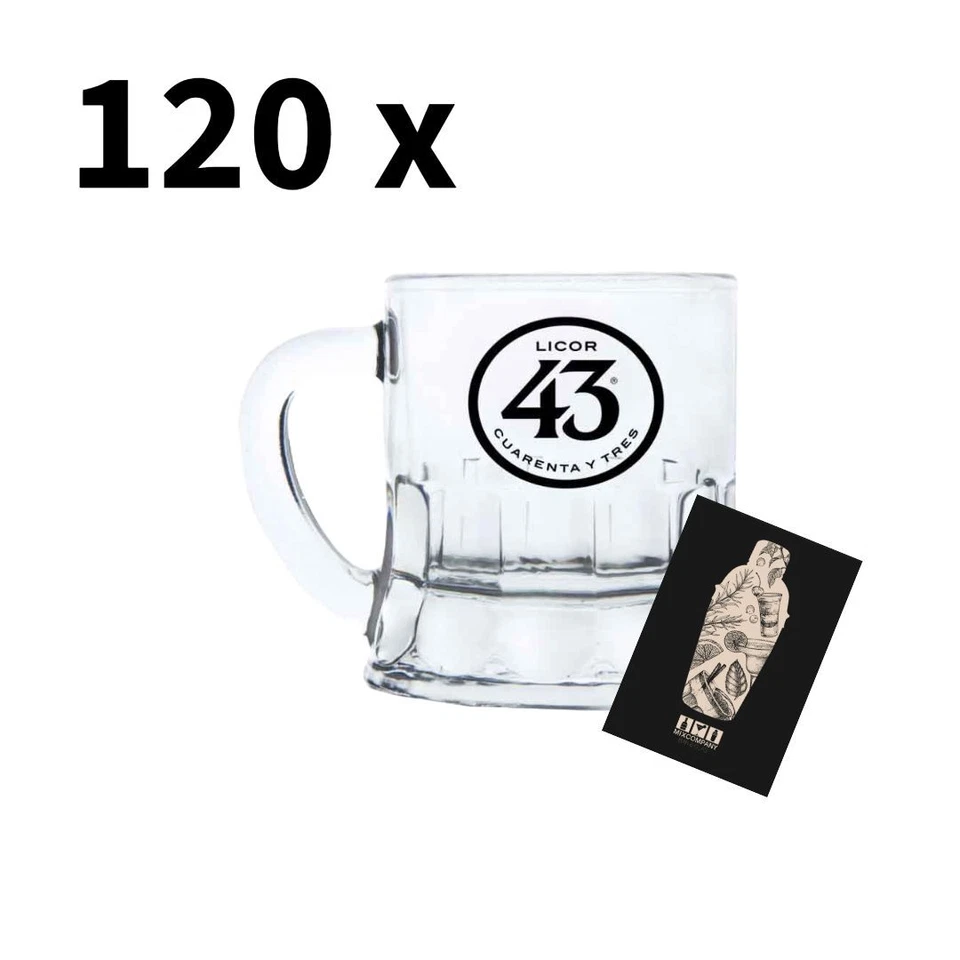 Licor 43 Minibeer Glas 120er-Set Shotglas - XXL Angebot 120 x Pinnchen  - Bild 1 von 1