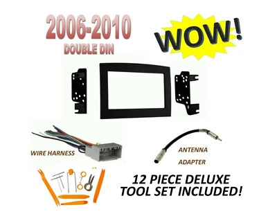 06 07 08 09 10 DODGE RAM АВТОМОБИЛЯ СТЕРЕО РАДИО DDIN УСТАНОВИТЬ ПРИБОРНОЙ ПАНЕЛИ НАБОР, 12 ПК НАБОР ИНСТРУМЕНТОВ - Изображение 1 из 3