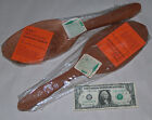 2 Rare ADCO Pre-Sealed 15" Spoons Tole Painting California Redwood Board Plaques